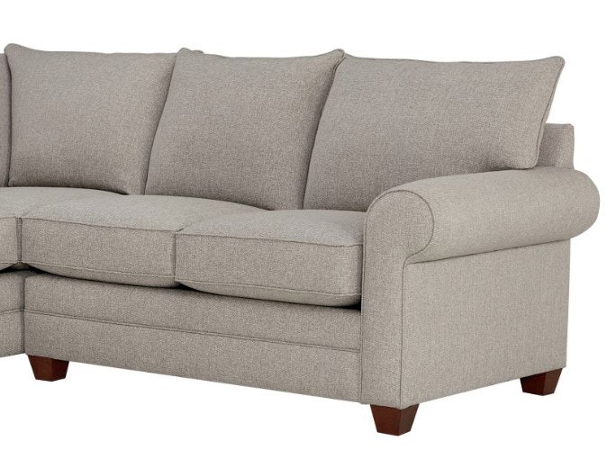 Bassett Roll Arm RAF Sect. Loveseat 2712-41FC
