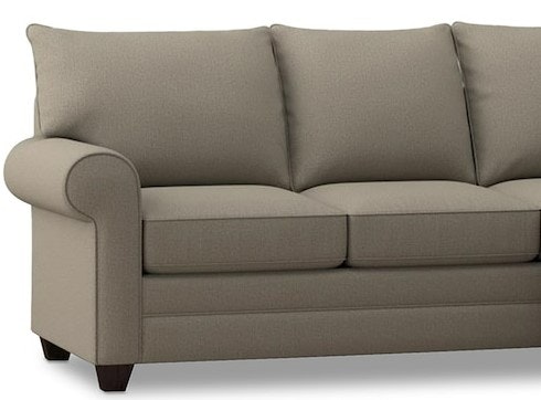 Bassett Roll Arm LAF Sect Loveseat 2712-43