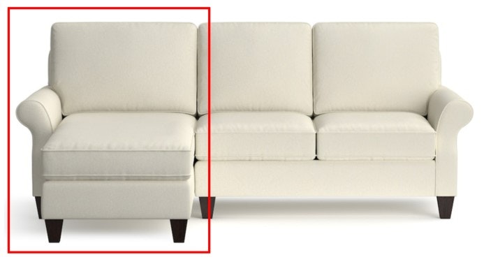 Bassett LAF Chaise 2716-LL