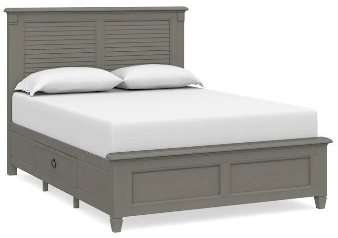 Bassett Full Louvered Storage Bed 2751-KS148