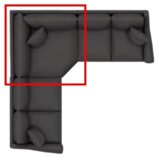 Bassett Seating Corner 3101-34L