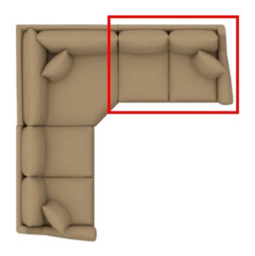 Bassett RAF Loveseat 3101-41