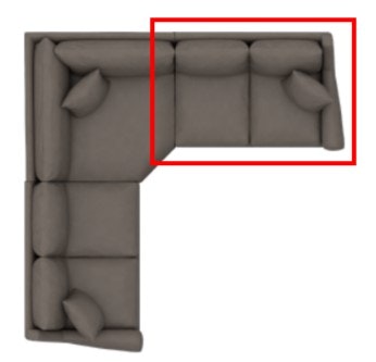 Bassett RAF Loveseat 3101-41L