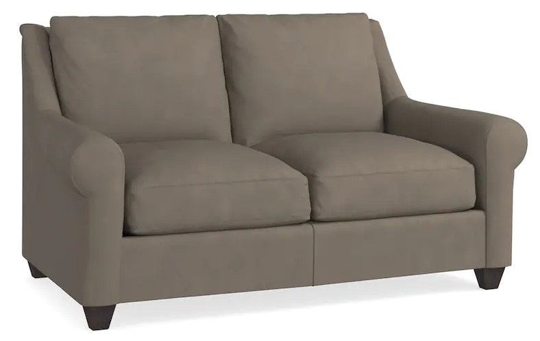 Bassett Leather Loveseat 3101-42L