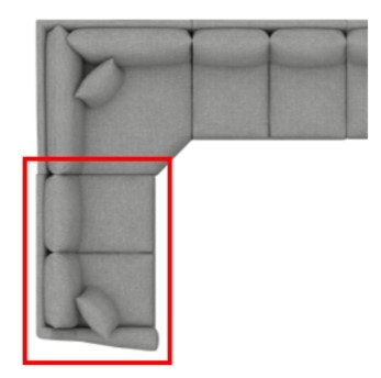 Bassett LAF Loveseat 3101-43