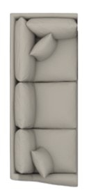 Bassett Left Arm Sectional w/Corner 3101-66L