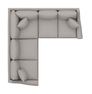 Bassett Large L-Shaped Sectional 3101-LSECTFL