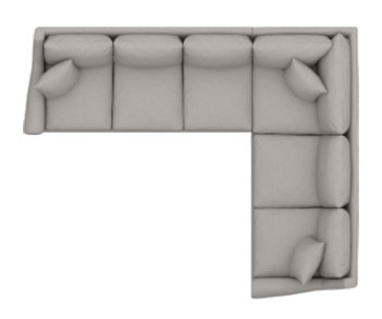 Bassett Large L-Shaped Sectional 3101-LSECTFLR