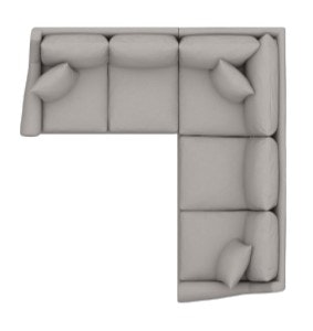 Bassett Small L-Shaped Sectional 3101-LSECTFSR