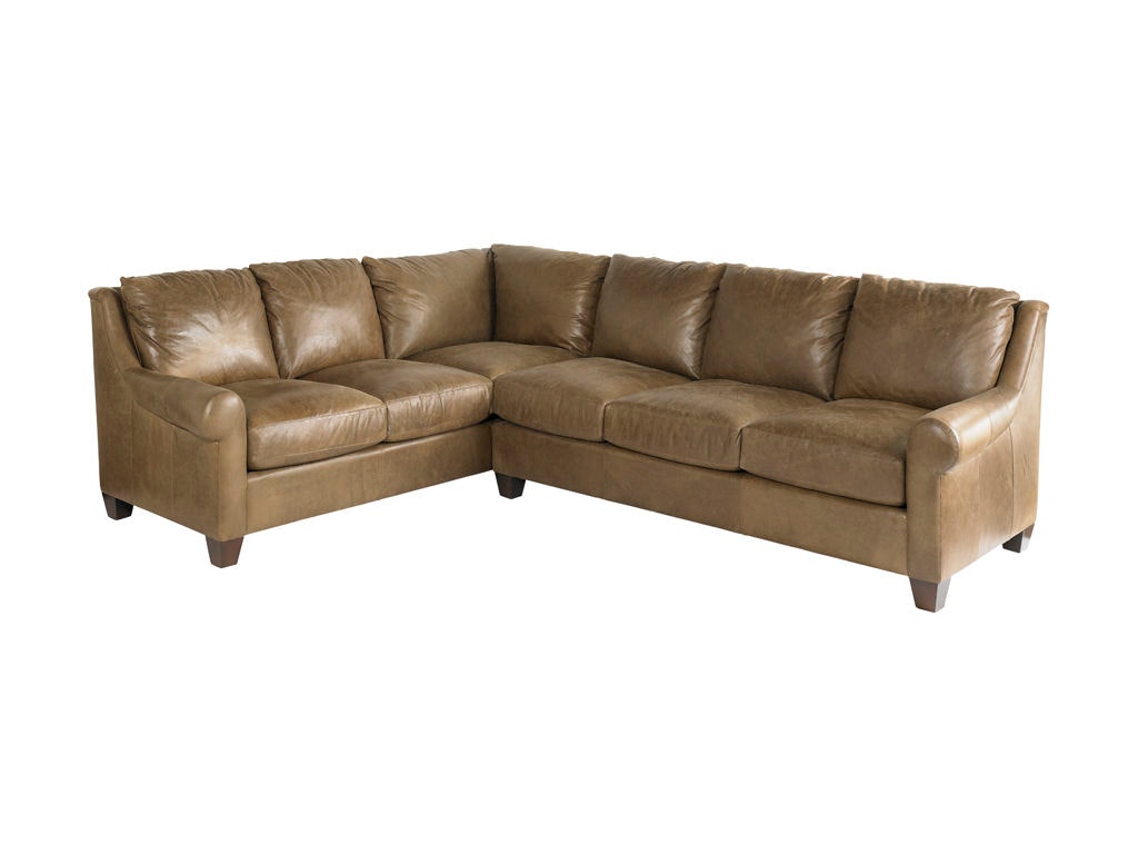 Bassett Leather L-Shaped Sectional 3101-LSECTLL