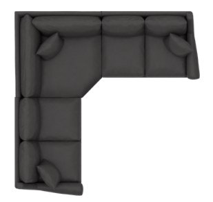 Bassett Leather L-Shaped Sectional 3101-LSECTLLL