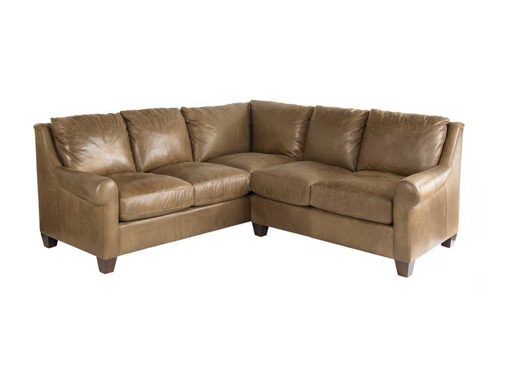 Bassett Leather L-Shaped Sectional 3101-LSECTLS