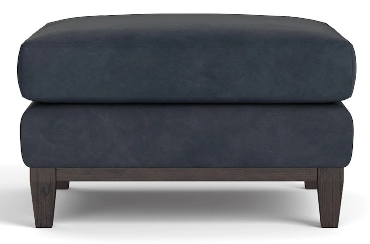 Bassett Leather Ottoman 3135-01L