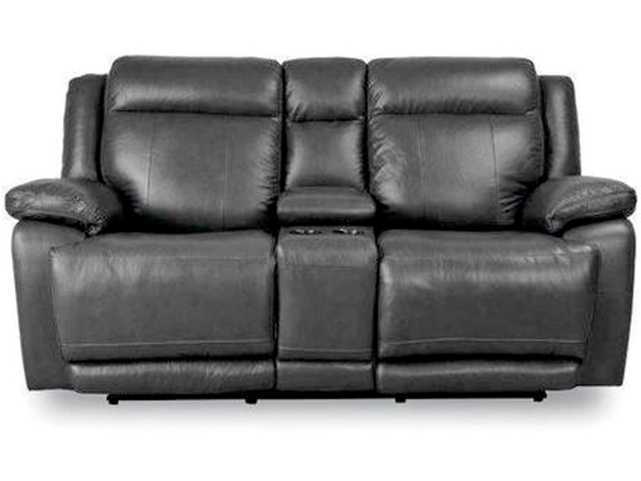 Bassett Loveseat w/Power & Console 3706-PC42G