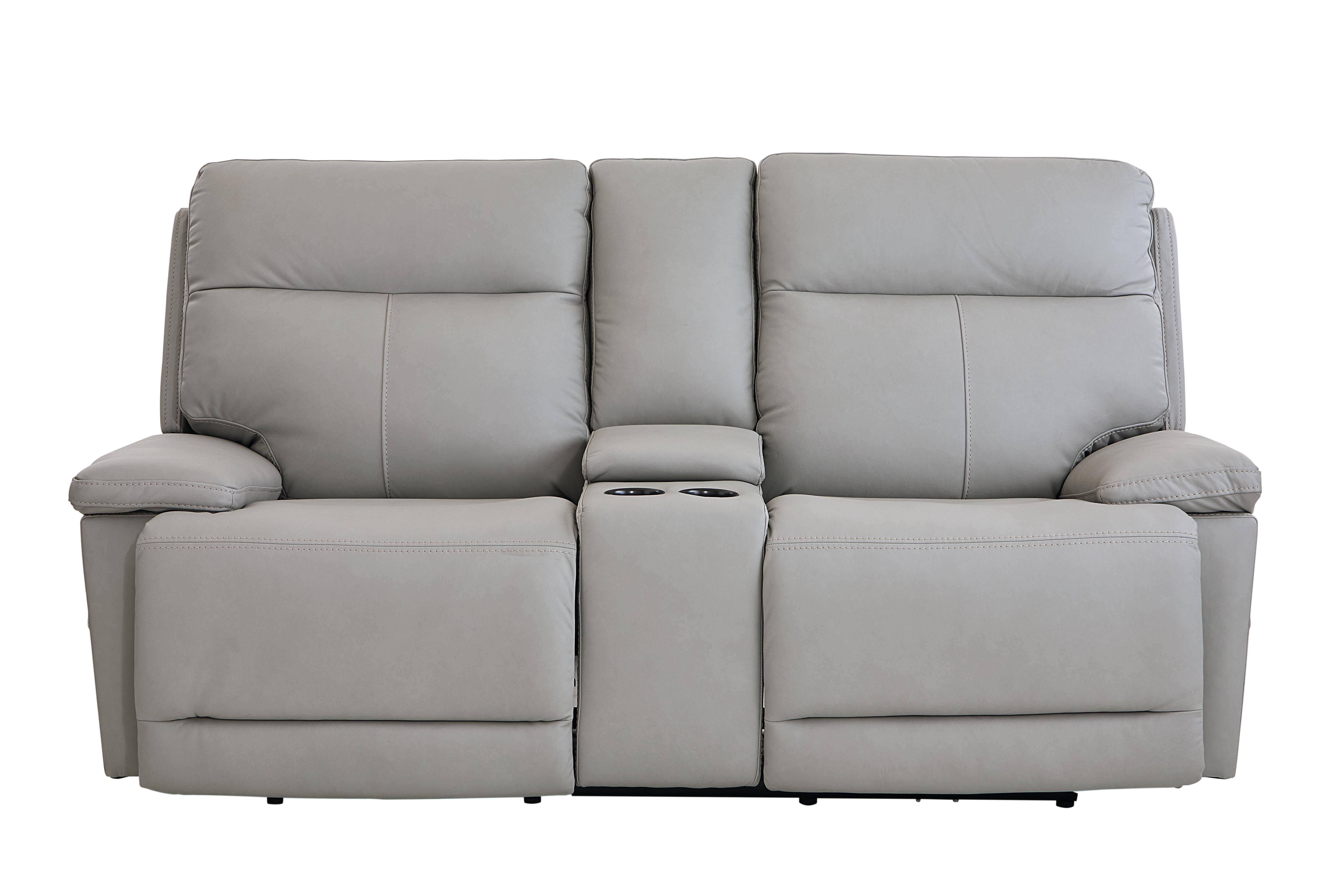 Bassett Loveseat w/Power & Console 3733-PC42G