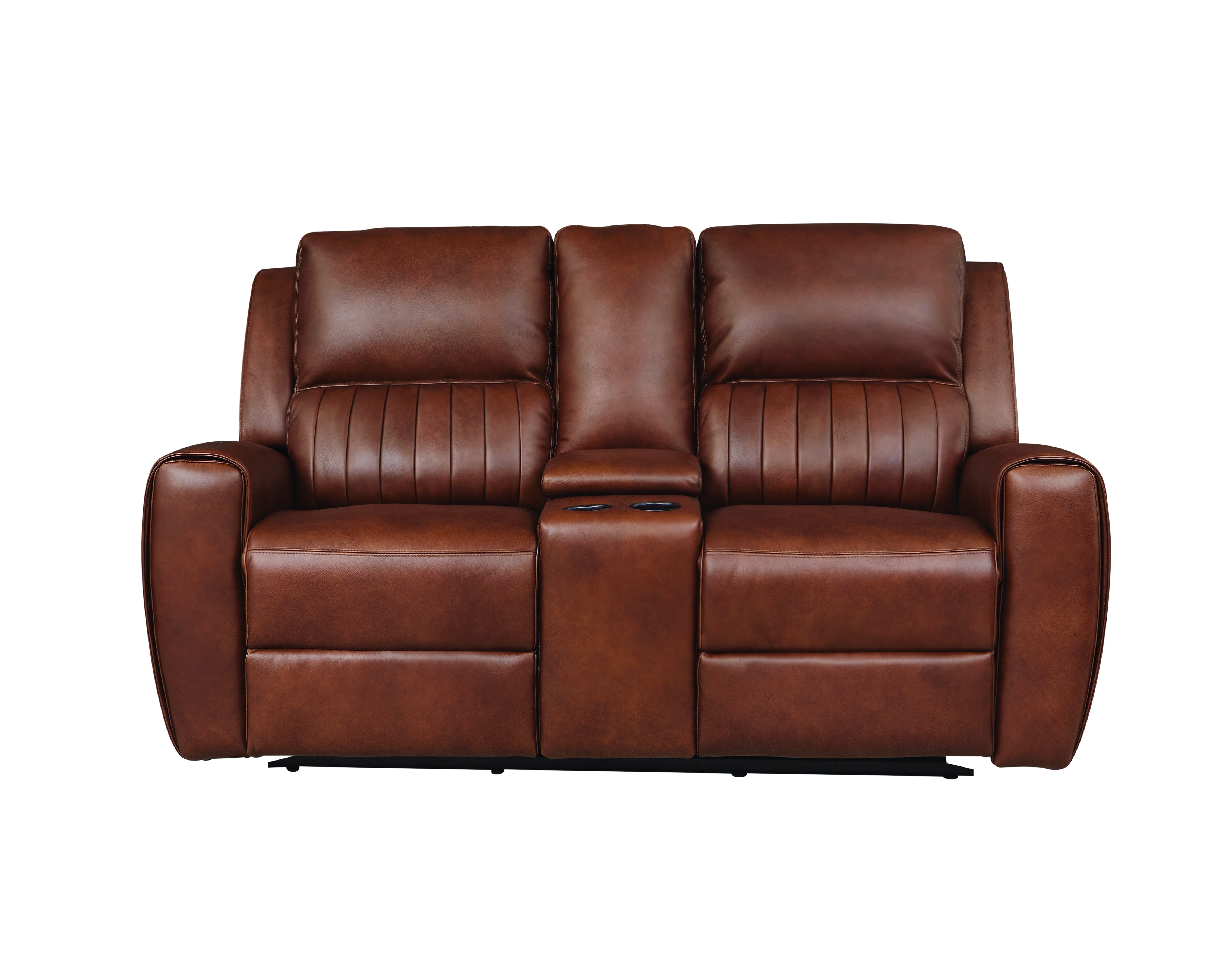 Bassett Loveseat w/Power & Console 3753-PC42C