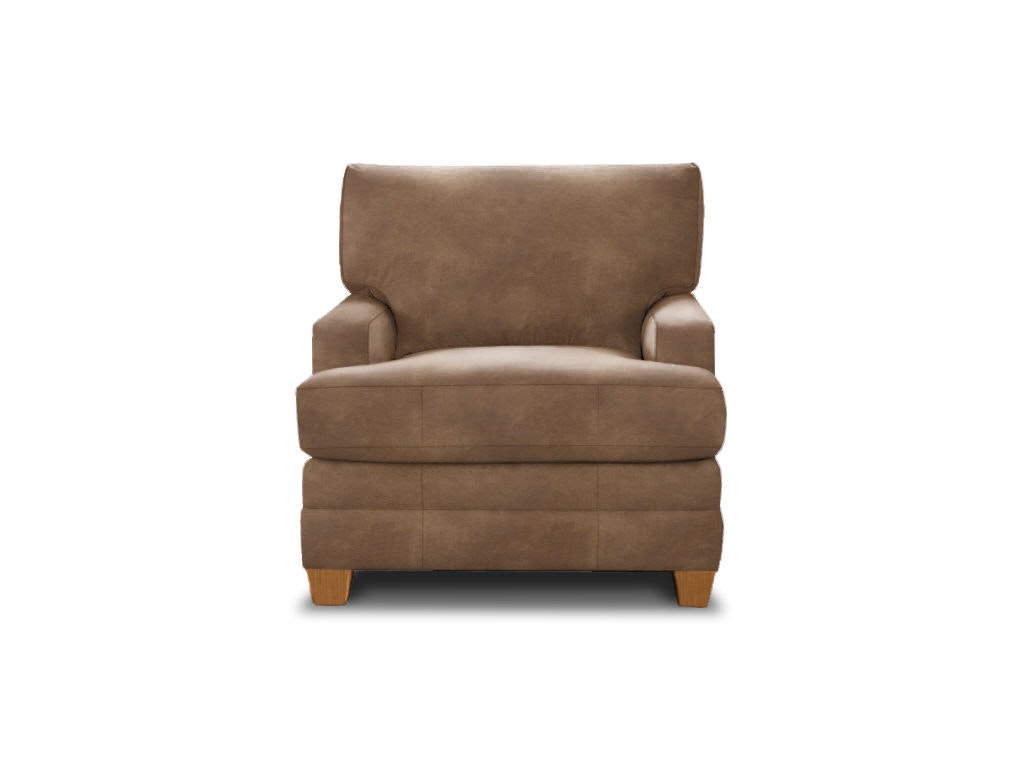 Bassett Leather Track Arm Chair 3849-12L