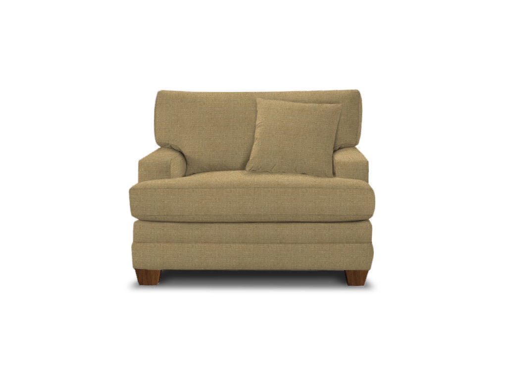 Bassett Track Arm Chair and a Half 3849-18