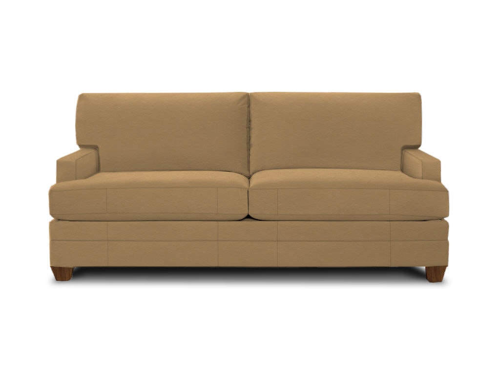 Bassett Leather Track Arm Sofa 3849-62L