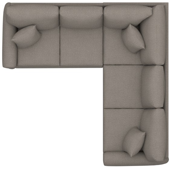 Bassett Track Arm L-Shaped Sectional 3849-LSECTR