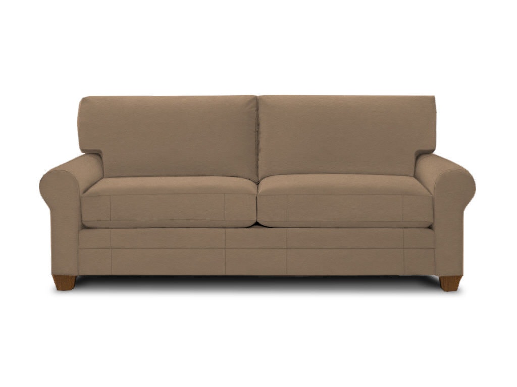 Bassett Leather Sock Arm Sofa 3851-62L