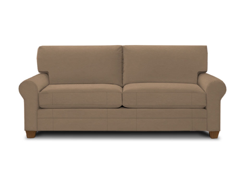 Bassett Leather Sock Arm Queen Sleeper 3851-6QL