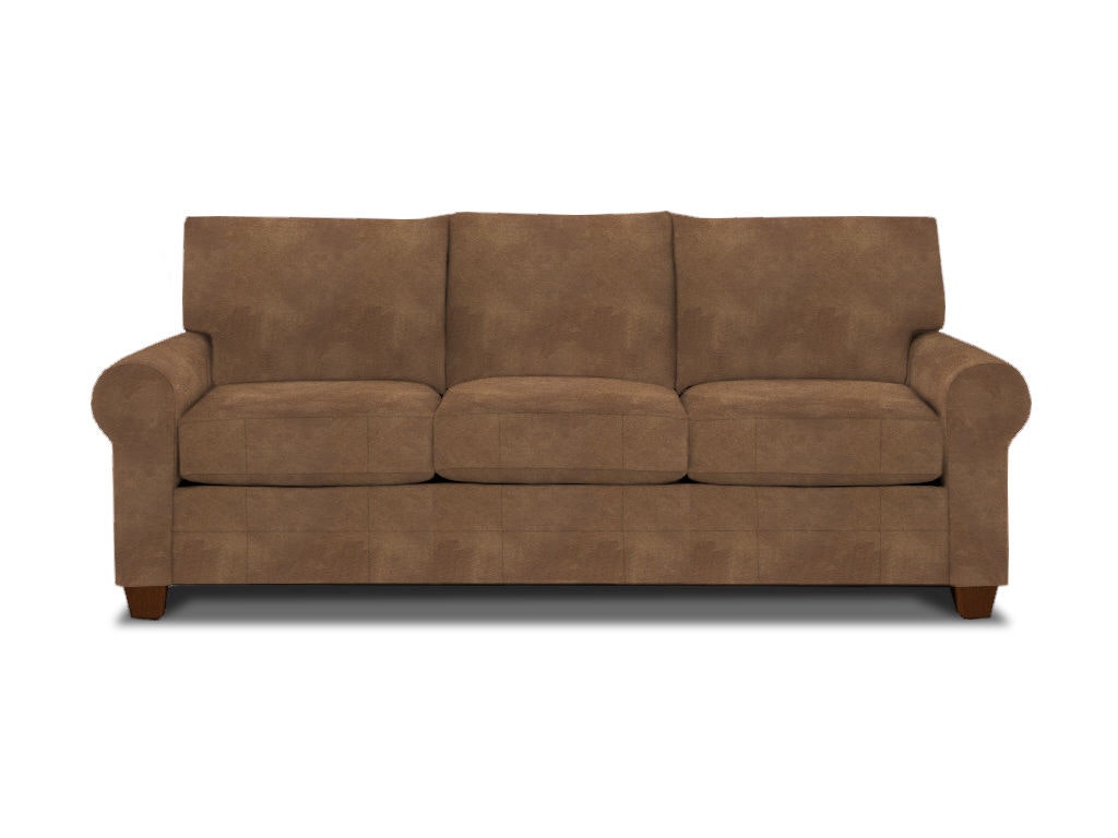 Bassett Leather Sock Arm Queen Sleeper 3851-7QL