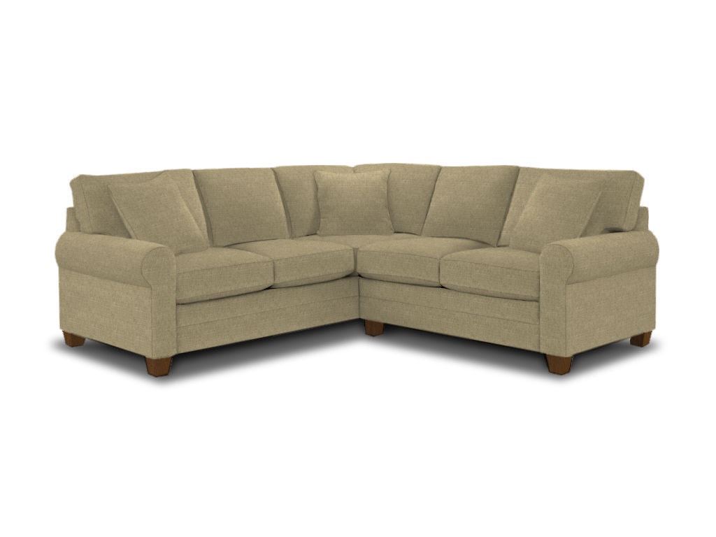 Bassett Sock Arm L-Shaped Sectional 3851-LSECT