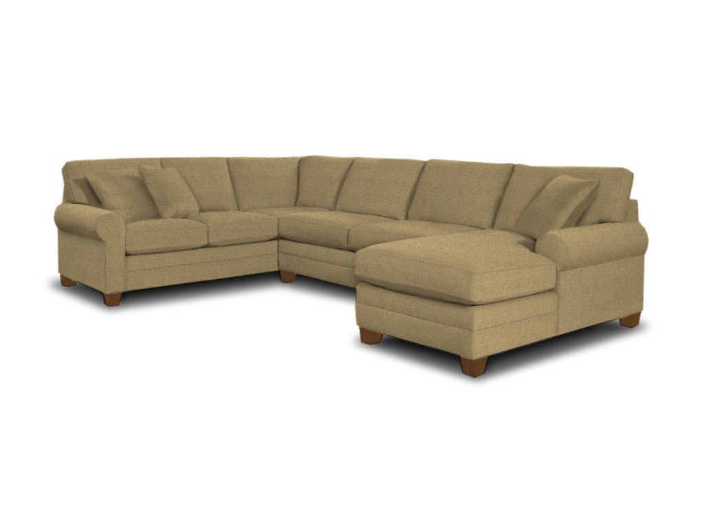 Bassett Sock Arm U-Shaped Sectional 3851-USECT
