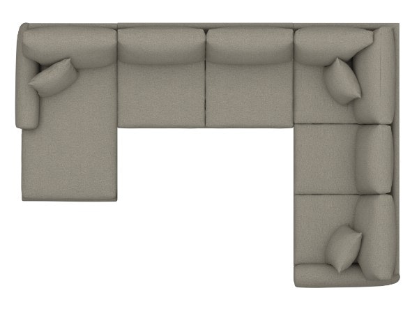 Bassett Sock Arm U-Shaped Sectional 3851-USECTR