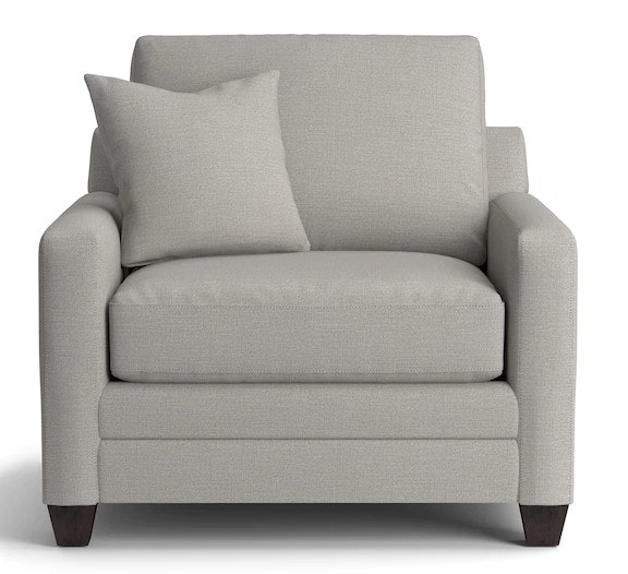 Bassett Thin Track Arm Chair and a Half 3885-18