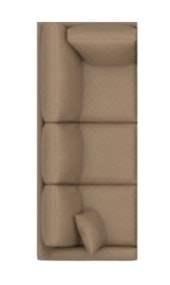 Bassett Leather Thin Track LAF Sect. w/Crnr 3-St 3885-66L
