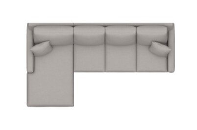 Bassett Thin Track Arm L Chaise Sectional 3885-LCSECTL