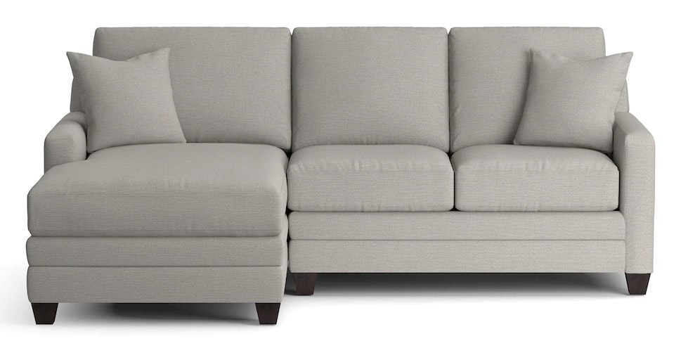 Bassett Thin Track Arm Left Chaise Sect 3885-LCSECTS