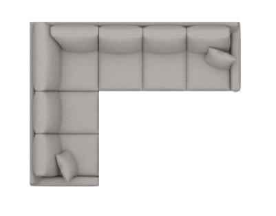 Bassett Thin Track Arm Lg L-Shaped Sect 3885-LLSECT