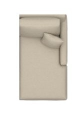 Bassett Thin Track Arm RAF Chaise 3885-RL