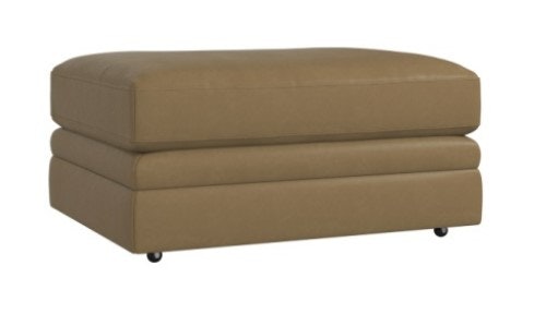 Bassett Leather Storage Ottoman 3885-S2L
