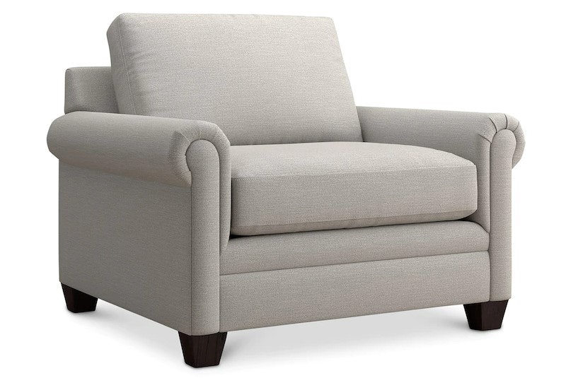 Bassett Panel Arm Chair and a Half 3887-18
