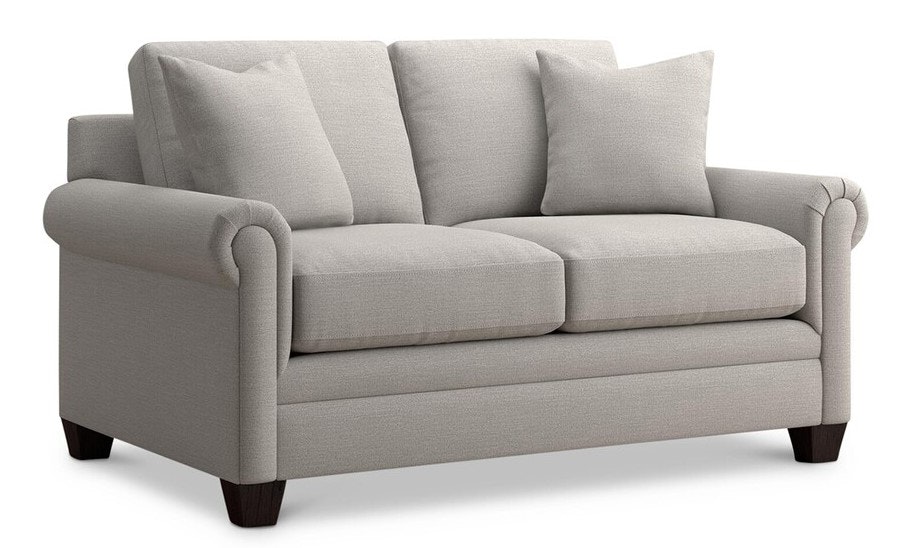 Bassett Panel Arm Loveseat 3887-42