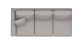 Bassett Panel LAF Sectional 3-Seats 3887-63