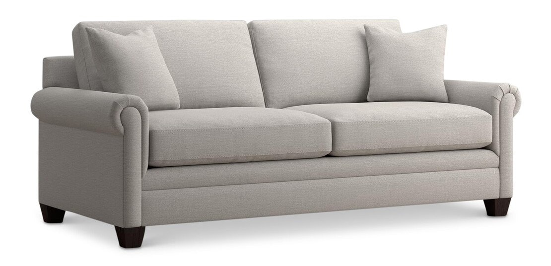 Bassett Panel Arm Queen Sleeper 3887-6Q