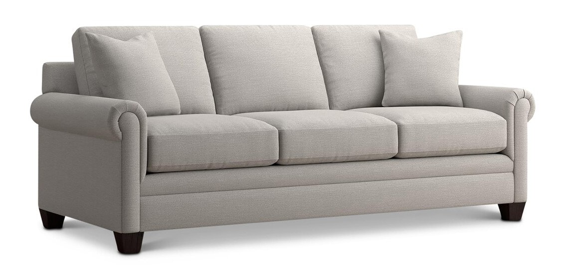 Bassett Panel Arm Queen Sleeper 3887-7Q
