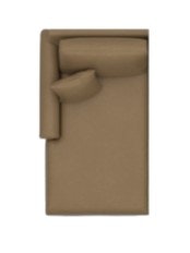 Bassett Lthr Panel Arm LAF Chaise 3887-LLL