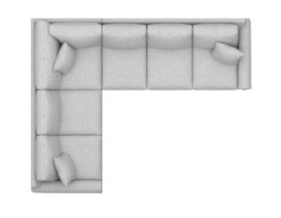 Bassett Large L Shape Sectional 3887-LLSECT