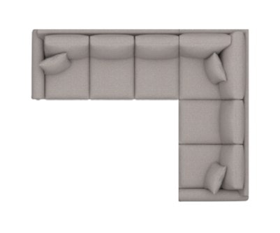 Bassett Panel Arm L-Shaped Sectional 3887-LLSECTR