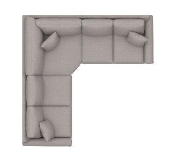 Bassett Panel Arm L-Shaped Sect 3887-LSECT2