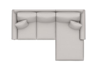 Bassett Panel Arm R Chaise Sectional 3887-RCSECTS