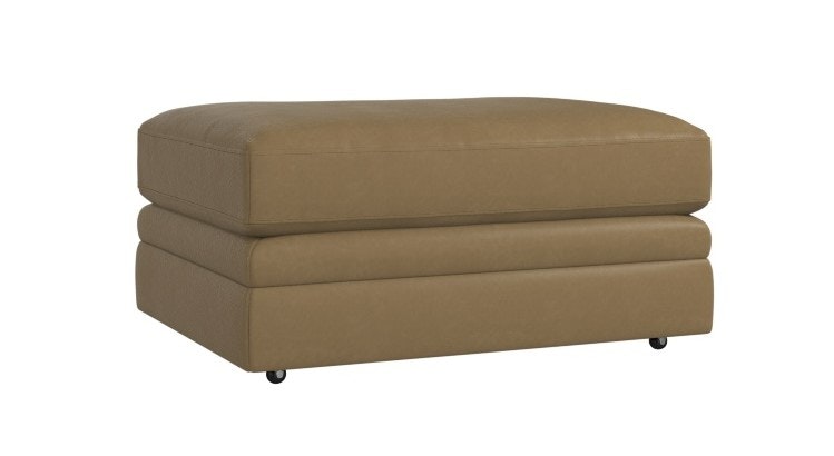 Bassett Leather Storage Ottoman 3887-S2L