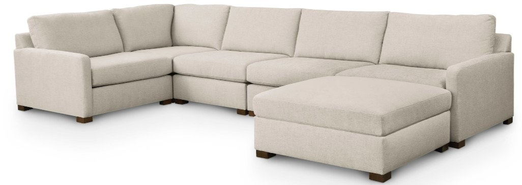 Bassett 6 Piece U-Sect 3892-USECTFC6