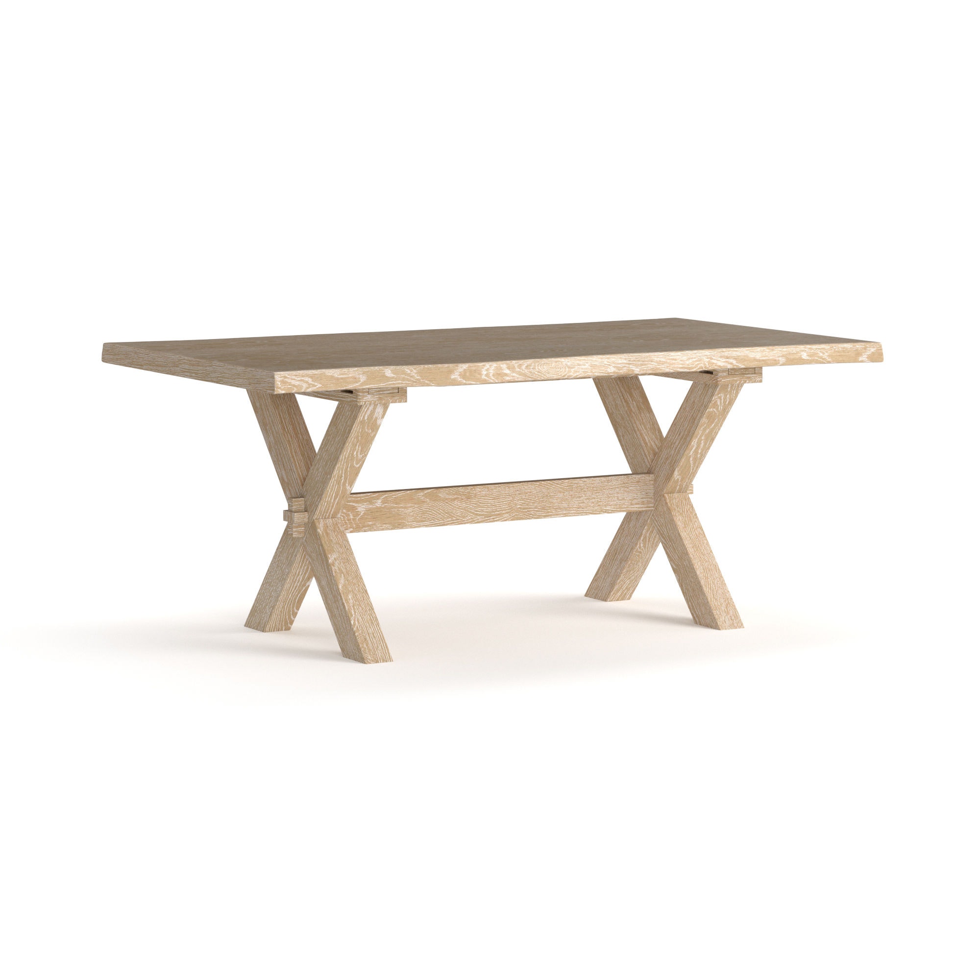 Bassett Oak Live Edge Dining Table 4121-7242XLE